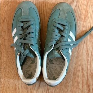 Adidas Teal Sneakers with White Accents